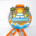 Medal Manufactures Cheap Price Gold Plated Custom Made 3d Blank Metal Sports Race Award Medals